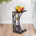 thumbnail image 3 of GoDecor Coffee Tray Side Sofa Table Couch Room Console Stand End TV Lap Snack Drink, 3 of 7
