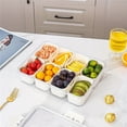thumbnail image 3 of Snackle Box Container, Divided Serving Tray with Lid and Handle Snack Box, Travel Charcuterie Board with Lid Candy Organizer, Snack Organizer Veggie Tray&Fruit Tray, 3 of 6