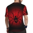 thumbnail image 2 of Rocae Spider on the Web for Men's Mesh Quick-Dry Short Sleeve Workout T-Shirt,Mens Crew Neck Tee Lightweight Soft Classic T Shirts Medium, 2 of 9