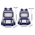 thumbnail image 4 of CUZIBR Boys Kids Backpack British Style Large Capacity Front Pocket Compartment Student Book Bag For Primary School Toddler Adjustable Breathable Shoulder Straps Travel Daypack, 4 of 5