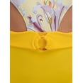 thumbnail image 6 of Women's One Piece Swimsuit Cut-Out Print High Waist Monokini Swimwear, 6 of 6