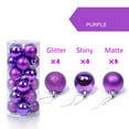 Christmas Gifts on Clearance SUWHWEA 1.18" 24Pcs Christmas Balls