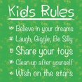 thumbnail image 2 of Gibbons, Lauren 26x26 White Modern Wood Framed Museum Art Print Titled - Kids Rules, 2 of 4