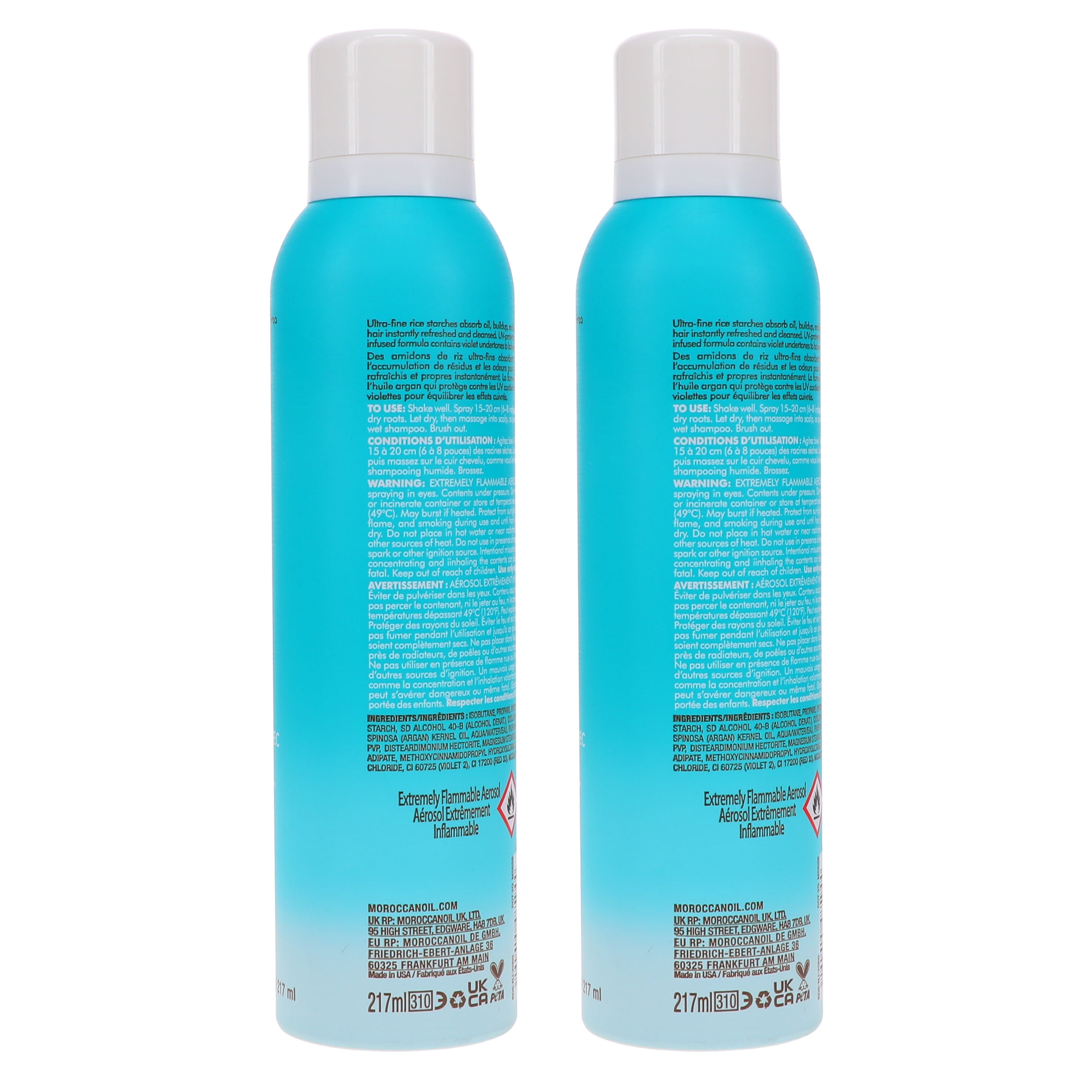 Moroccanoil Dry Shampoo Light Tones 4.5 oz 2 Pack