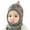 Gray, variant on uvwlwu Baby Hats, Baby Winter Knitted Hat with Soft Star and Cute Ears Adjustable Warm Cap for Boys Girls(,3-24 Months)