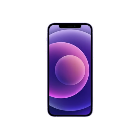 Apple iPhone 12 - 5G smartphone - dual-SIM / Internal Memory 64 GB - OLED display - 6.1" - 2532 x 1170 pixels - 2x rear cameras 12 MP, 12 MP - front camera 12 MP - Verizon - purple
