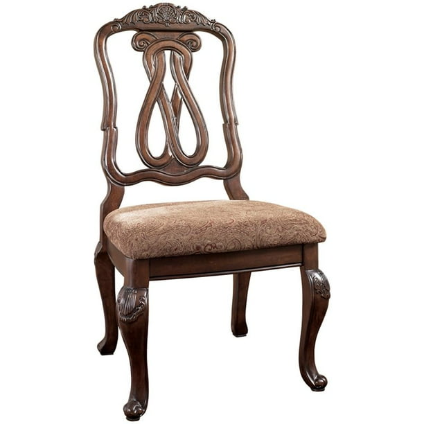Ashley Furniture North Shore Dining Side Chair in Dark Brown Walmart
