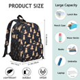thumbnail image 6 of Goldendoodle Dog Backpack Backpack for School,Cute School Bag,Schoolbag with Adjustable Shoulder Straps & Padded Back,13.8"x11.4"x6", 6 of 6
