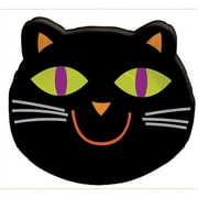 Halloween Cat Shaped 8" Plates, 6-Count