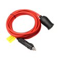 thumbnail image 1 of Cable de extensión para enchufe de encendedor de cigarrillos de 3,6 metros (1 unidad, rojo, como se muestra), 1 of 5