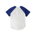 thumbnail image 3 of Ma Croix Men's Premium Baseball Tee Button Down Two Tone Raglan Short Sleeve Jersey, 3 of 7