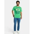 thumbnail image 2 of Cat in The Hat, Men's & Big Men's St. Patrick's Day Graphic Tee, Lucky Cat, Sizes XS-3XL, 2 of 5