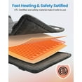 thumbnail image 4 of RENPHO King Size Heating Pad for Back Pain Relief, Mothers Day & Fathers Day & Birthday Gifts for Mom Dad Men, FSA HSA Eligible, 24"x37" XL Large Heat Pad for Neck and S, 4 of 7