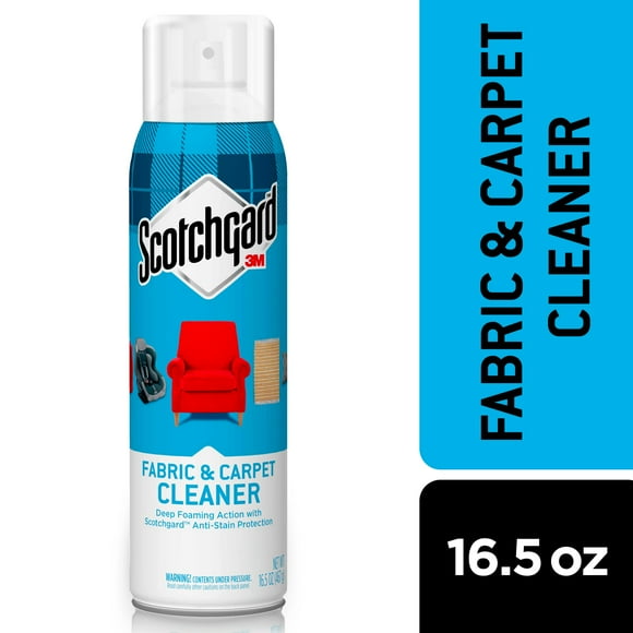 Scotchgard 410716 Fabric & Carpet Cleaner Deep Foaming Action Anti-Stain Protection, 16.5 Oz, 16 Fl Oz