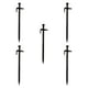 thumbnail image 4 of 5 estacas metálicas antideslizantes para carpas, resistentes y resistentes. 30 centímetros, 4 of 9