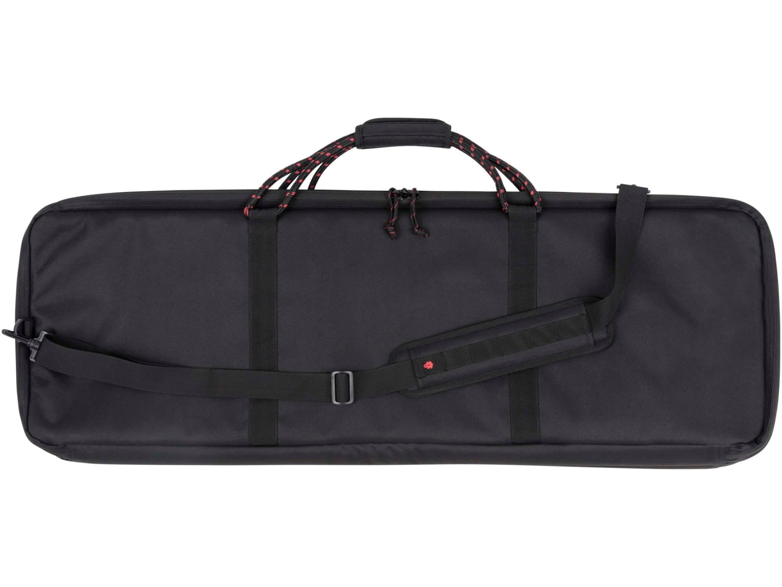Tac-Six™ 38" Lockable 2-Firearm Unit Case, Laser Cut Molle Front, Black