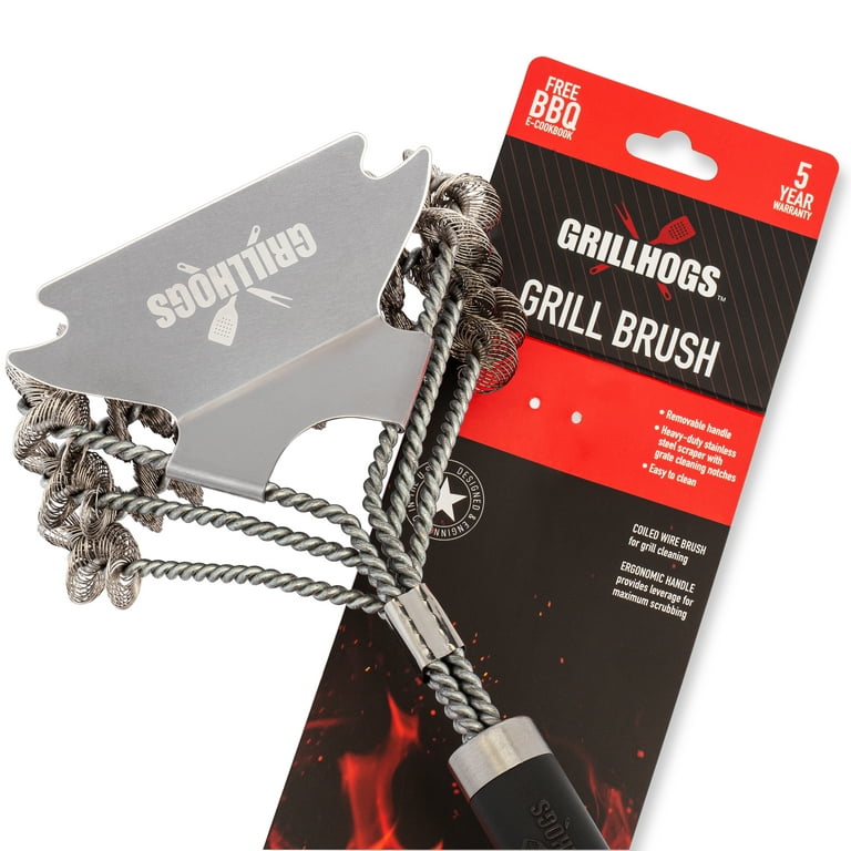 Coiled Stainless Steel Grill Brush