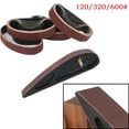 thumbnail image 4 of Handmade Sandpaper Sanding Block Flat Sanding Discs Holder Edge Polishing Belt 20Pcs Grit 600, 4 of 8