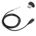 thumbnail image 4 of Guitar Base To PC Cable,  USB Guitar Cable Portable Universal Quiet Anti Oxidation Plug and Play  for Electric Piano for Electric Guitar for Bass Guitar 2 M,, 4 of 7