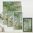 thumbnail image 4 of Designart 'Portrait Of Heron Birds I' Traditional Framed Canvas Wall Art Print, 4 of 5