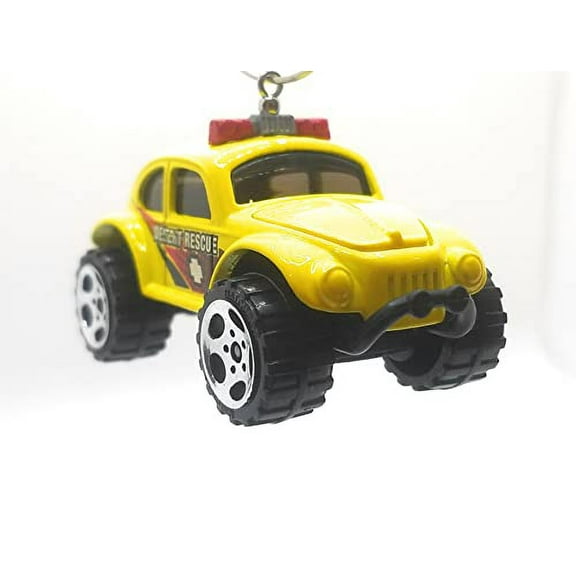Christmas Ornament for Volkswagen Beetle 4x4 Yellow