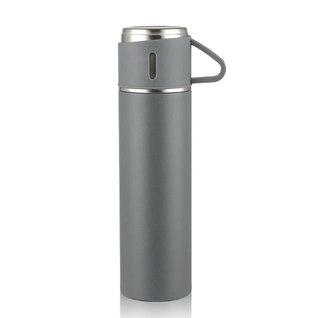 Taza de acero inoxidable con aislamiento al vacío para botellas de café frías y calientes.