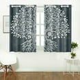 thumbnail image 3 of MKHERT Beautiful Tree Window Curtain Kitchen Curtains Window Treatments 26x39 inch,Set of 2, 3 of 3