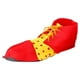 thumbnail image 1 of 1 pieza de zapatos de payaso para baile de graduación, disfraz de Halloween con lunares, para mujer y hombre (rojo), 1 of 3