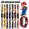 thumbnail image 2 of Reloj de Super Mario para niños, pulsera luminosa de Luigi, personaje de Anime de dibujos animados, LED táctil, resistente al agua, reloj deportivo para niños, regalos Fivean unisex, 2 of 2