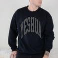 thumbnail image 3 of Yeshua Christian Sweatshirt – Bold Letter Graphic Faith Pullover, Unisex Jesus Sweater, Spiritual Religious Apparel, 3 of 7