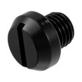 thumbnail image 1 of Unique Bargains Universal M10 Motorcycle Mirror Hole Plugs Screws Mirrors Caps Lock Offs Cover Caps Positive Black, 1 of 7