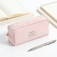 thumbnail image 1 of Dun Dun Solid Color Large Capacity Pencil Case Stationery Bag, 1 of 7