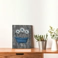 thumbnail image 4 of Bathroom Decor Canvas Wall Art Rustic Bathroom Sign Relax Print Paintings Vintage Bathtube Bathroom Art Wall Decor Dandelion Pictures Modern Home Artwork Decor For Bathroom Framed 12x16 Inch, 4 of 6