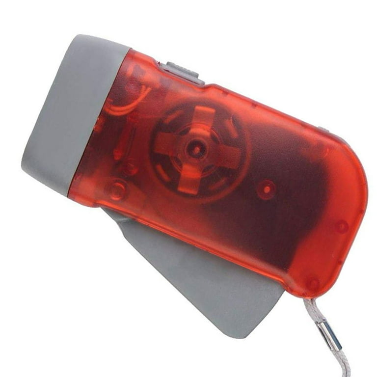 Best Choice 3 LED Hand Pressing Power Flashlight Transparent Hand