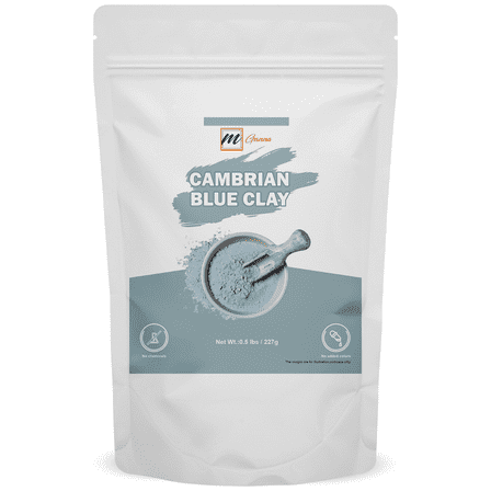mGanna Cambrian / Serbian Blue Clay 0.5 lbs / 227 Gms DIY face mask clay powder