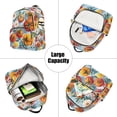 thumbnail image 5 of FORMRS Mini Backpack Purse for Women Travel Daypack Casual Shoulder Bag, Watercolor Tomatoes, 5 of 7
