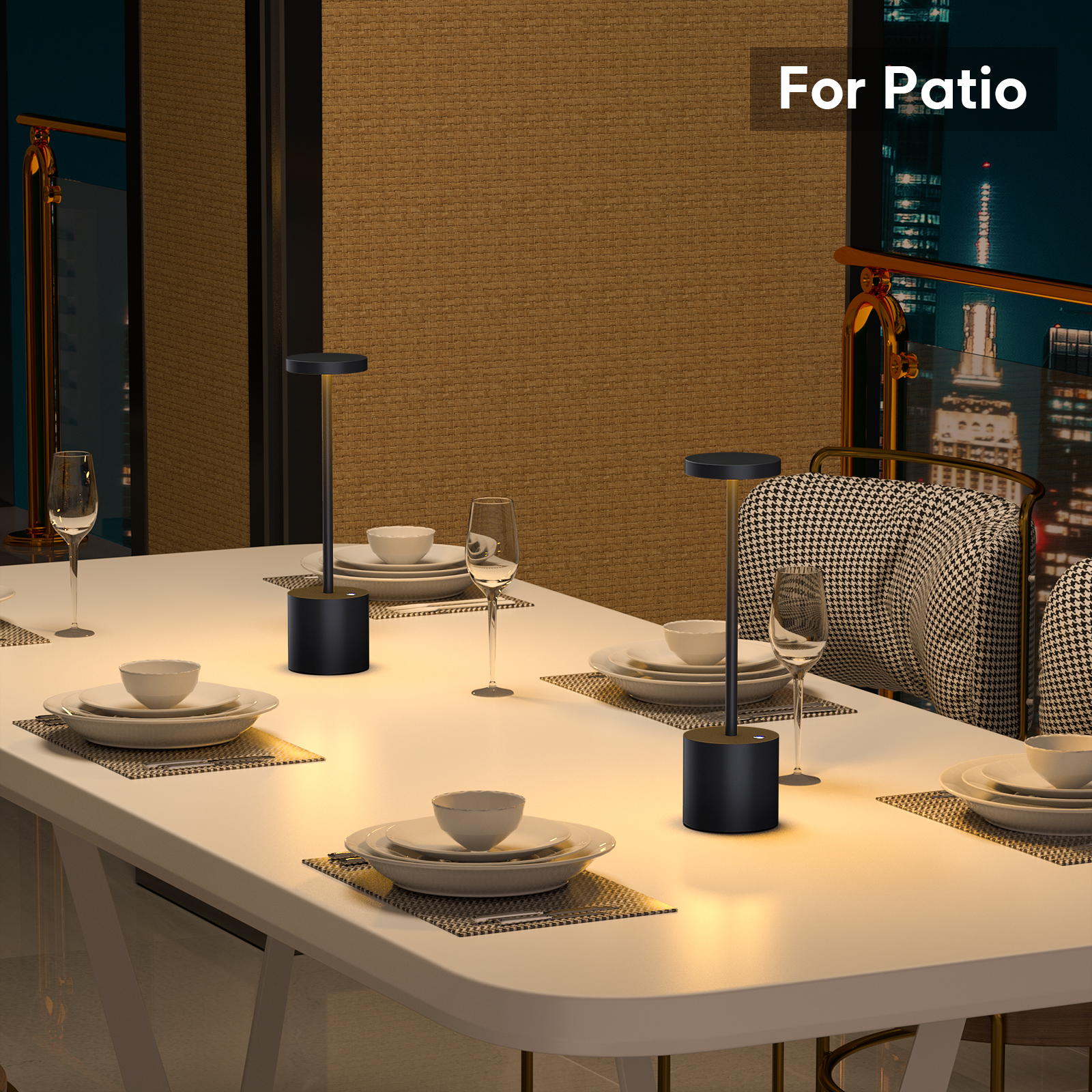 Buy Rechargeable Cordless Table Lamp, JALVDE Outdoor Portable Battery