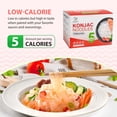 thumbnail image 6 of Soeos konjac noodle, regular, fettuccine, 6 pack, 6 of 9