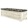 thumbnail image 3 of Montana Collection Blanket Chest, Woodland Upholstery, Clear Lacquer Finish, 3 of 5