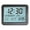 Gray, variant on Square LCD Digital Clock Temperature Sensors Easy Operation Azan Clock For Home Office Desk Decoration Use