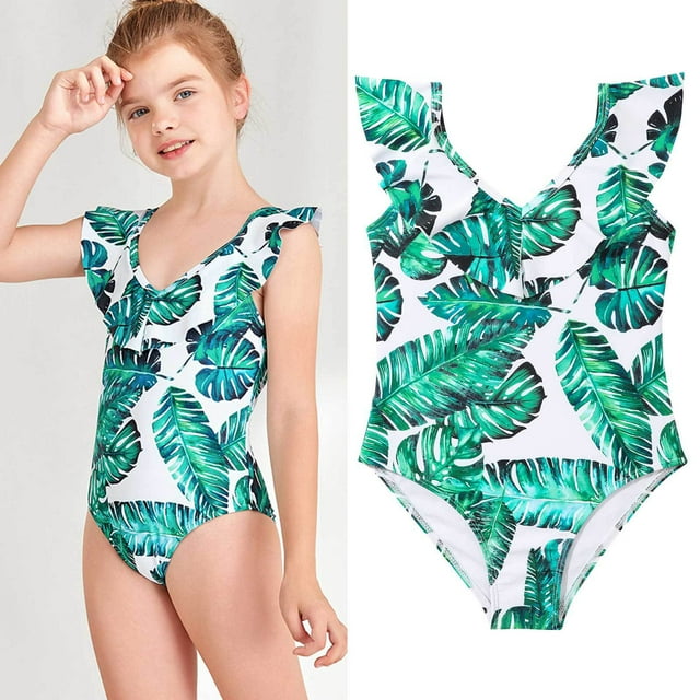 Traje de baño de 2 piezas para mujer, trajes de baño para mujer, traje de baño deportivo de playa para niñas, traje de baño para niñas de 8 a 14 años.