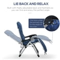 thumbnail image 4 of Outsunny Chaise Zéro Gravité Inclinable, Chaise Longue Pliante avec Coussin, 4 of 10