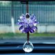 thumbnail image 1 of Colgante de coche hecho a mano, joyería de cristal de alta calidad, colgante para interior de coche, espejo retrovisor, belleza rosa, 1 of 6