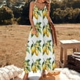 thumbnail image 3 of Lemon Branch Sleeveless Dress Dresses Women Summer Women's Summer Clothing, 3 of 9