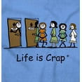 thumbnail image 2 of Bathroom Line Long Ladies Room Women's Graphic T Shirt Tees Brisco Brands M, 2 of 6