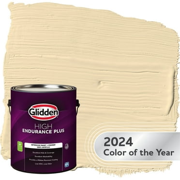 Glidden HEP Interior Paint   Primer Limitless / Yellow, Eggshell, 1 Gallon