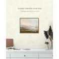 thumbnail image 4 of Drsoum Landscape Framed Canvas Wall Art Vintage Classical Prints 11x14in Watercolor Dusk in The Forest Sky Room Decor - Natural Framed, 4 of 6