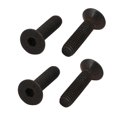 thumbnail image 1 of Unique Bargains 4pcs M6x25mm Flat Countersunk Head Hex Socket Left Hand Thread Bolt DIN7991, 1 of 3
