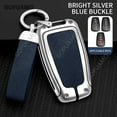 thumbnail image 5 of For Toyota A 2/3/4 buttons key case Chr Rav4 Avensis Land Cruiser 200 Prado Crown Prius Aygo Camry  Zinc alloy+leather Key Case, 5 of 28