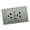 Grey, variant on Thailand Electrical Wall Receptacle Outlet USB Type C Wall Charger Outlet Home Office